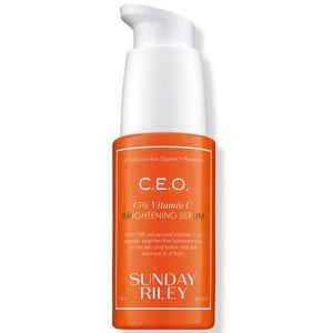 NEW Sunday Riley C.E.O. 15% Vitamin C Brightening Serum